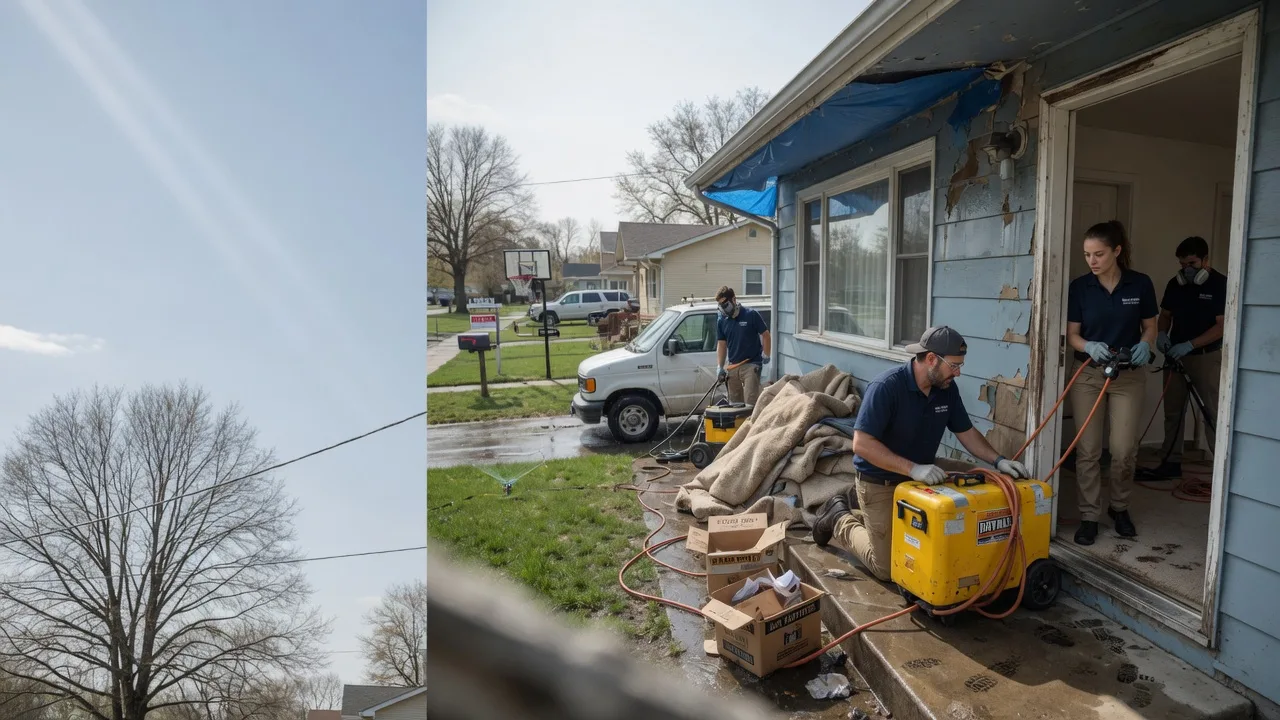Basement Flood Cleanup in Macon, IL near me